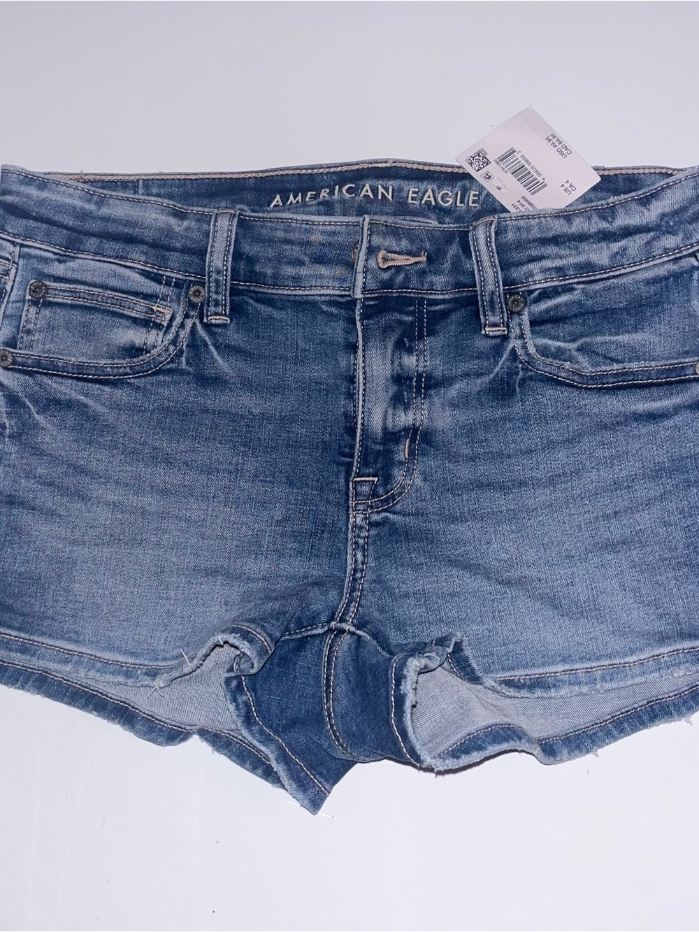 American Eagle Outfitters Light Blue Denim Cutoff Shorts